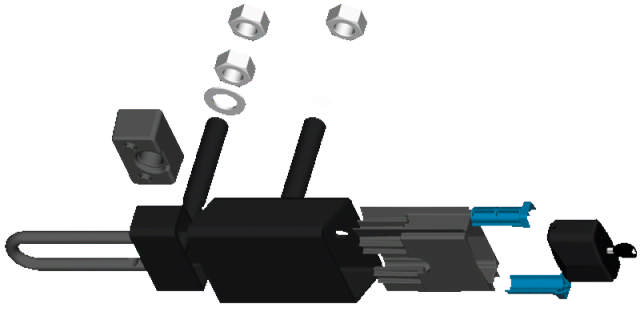 Abus containerlås 80