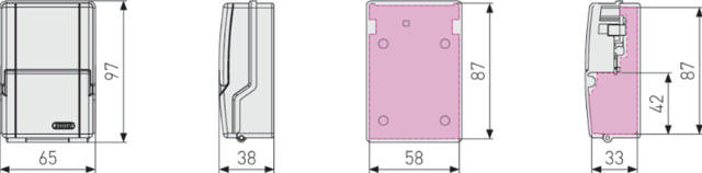 Abus nøkkelboks 727 mini