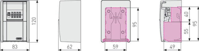 Abus nøkkelboks KeyGarage 787 BIG