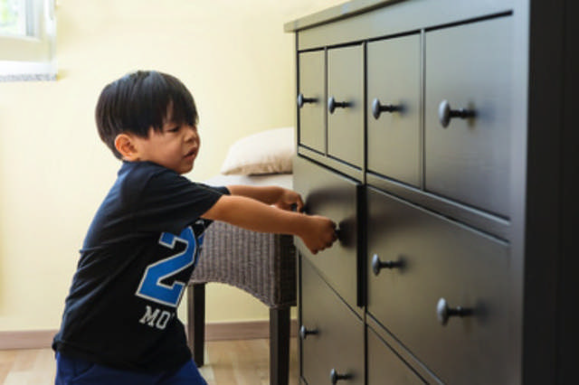 ABUS Magnetisk lås, 3 stk + 1 nøkkel