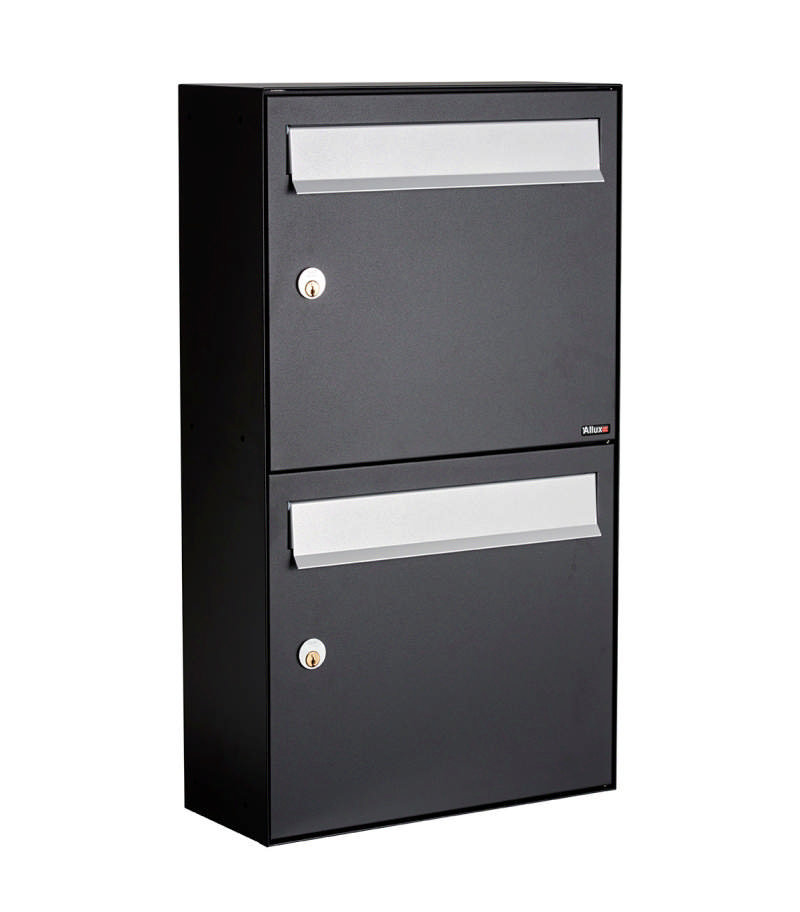 Allux HC4 - uten lås 2 modul m. grå klaff