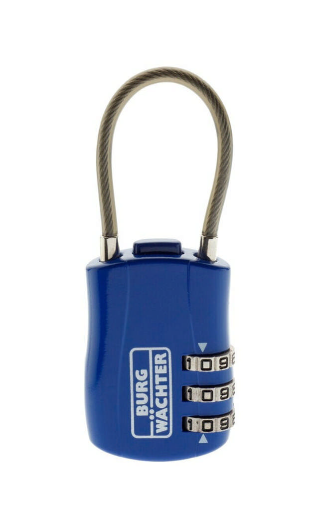 Burg hengelås med kode Combi 73 30 SB