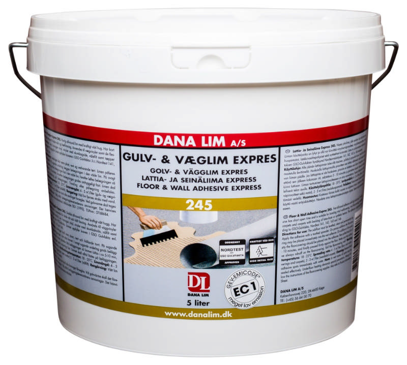 Dana Gulv-Vegglim Express 245 5,0L