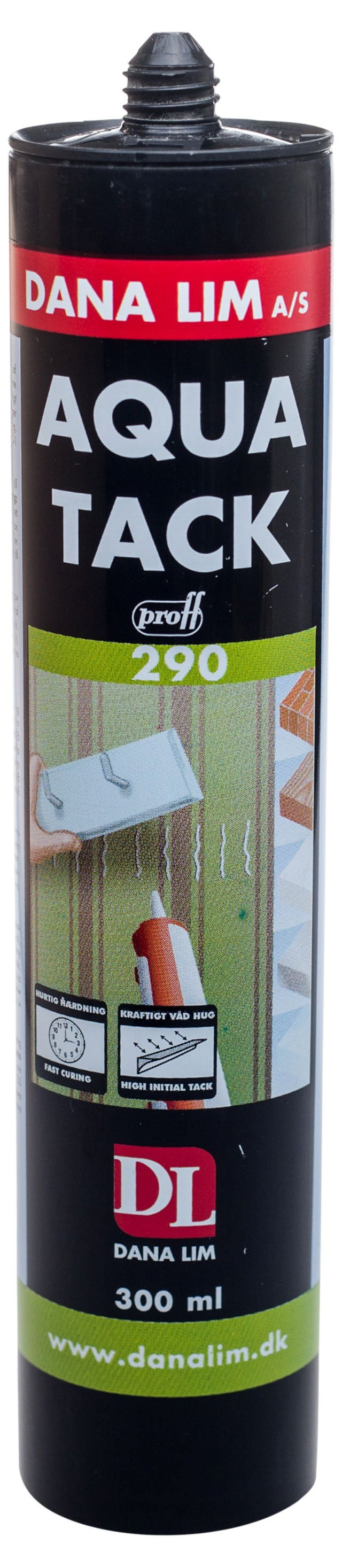 Dana Aqua Tack 290, hvit 300 ml