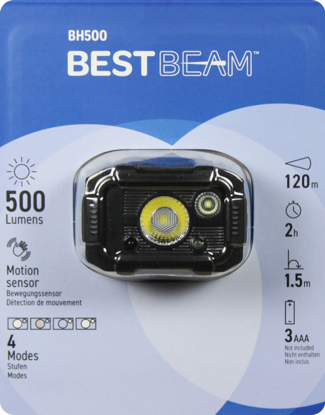 Beste Beam BH500 hodelykt