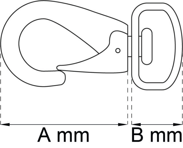 Karabin 56 mm, 2 stk. galvanisert 