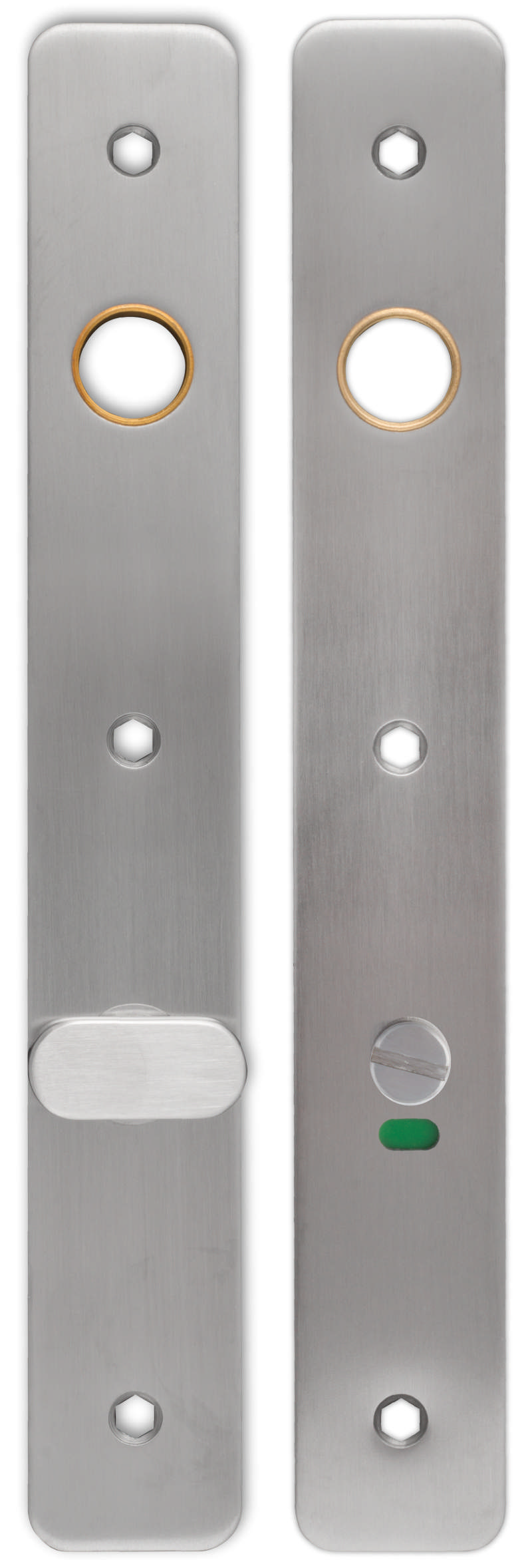 Lang plate smal profil for toalettarmaturer Boda C/C75