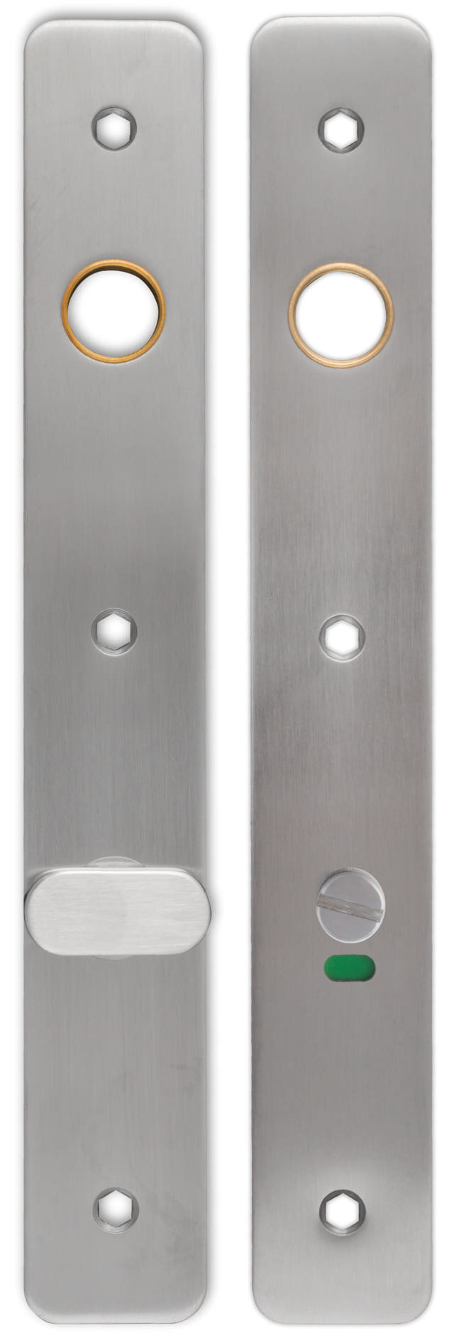 Lang plate smal profil for toalettarmaturer Boda C/C75