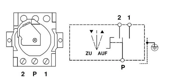 Geba kontaktinnsats fjærbelastet
