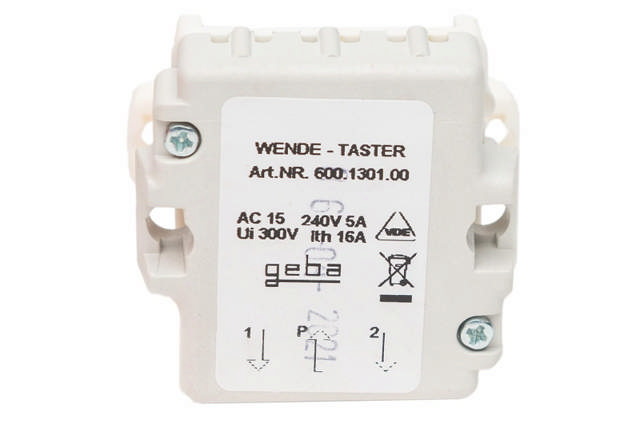 Geba kontaktinnsats fjærbelastet