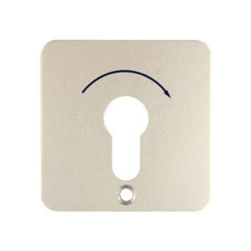 Geba frontplate 68x68mm. t/PÅ/Av