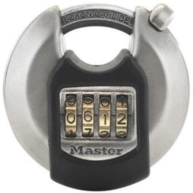 Masterlock hengelås, Diskus, med kode, M40EURDNM