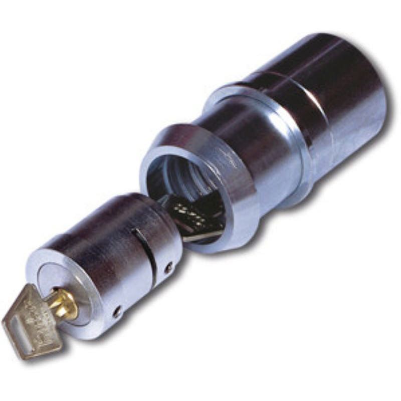 Lockit nøkkelboks Ø50 for dør for rund cyl.