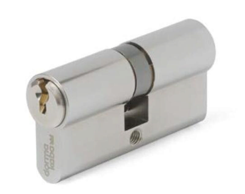 pextra+ Din Dobbel sylinder 6/4020, matt krom