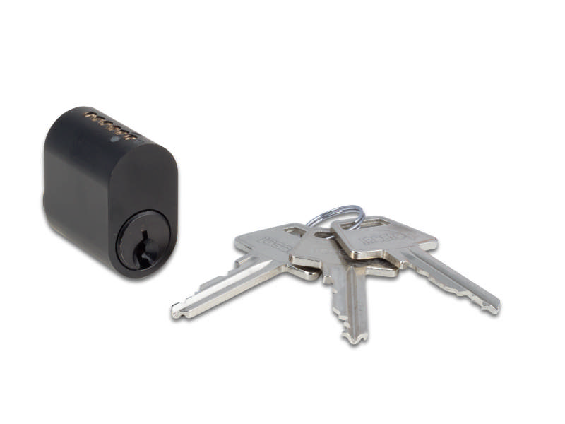 Sylinder 6-pin oval NOIR