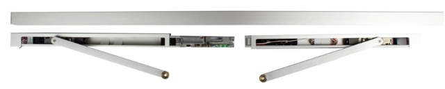 GEZE Skyveskinne TS 5000 E-ISM, sølv (GSR-EMF) (B)