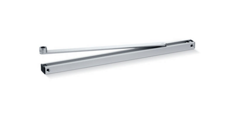 GEZE skyveskinne TS 5000, sølv (B) (gla. modell)