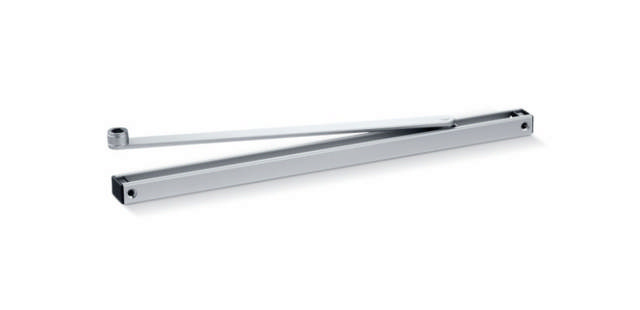 GEZE skyveskinne TS 5000, sølv (B) (gla. modell)