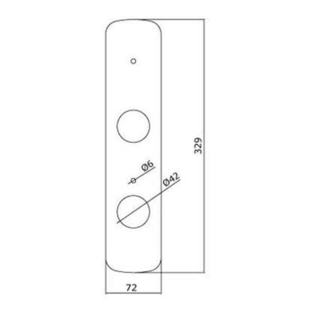 Yale Doorman innvendig dekkplate