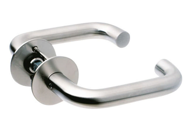 Randi dørhåndtak 102004AB U-form 19mm/rosett solid (34-58mm)