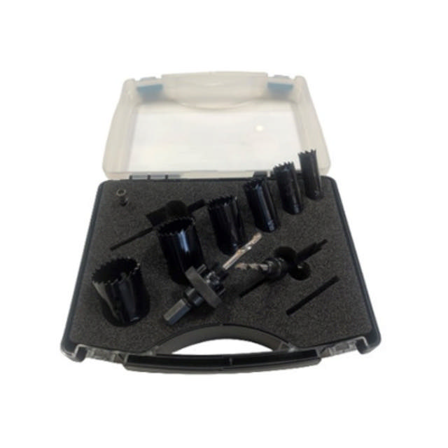 Heller hullsagsett 19,22,25,30,35,40 mm med adapter