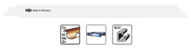 Heller bajonettsagblad 130mm alu/metall, pk. a 5 stk. S1211H