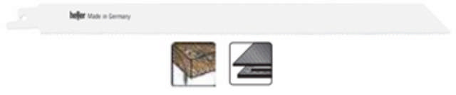 Heller bajonettsagblad 260mm tre/metall, pk. a 5 stk S1222VF