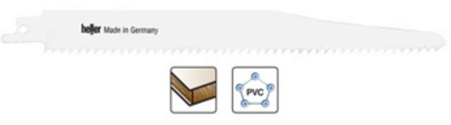 Heller bajonettsagblad 205mm tre/plast, pk. a 5 stk S1110DF