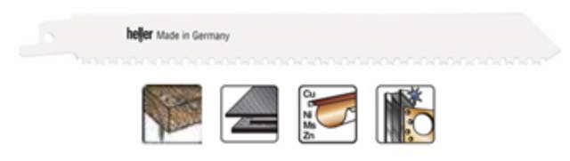 Heller bajonettsagblad 180mm M-tenner metall, pk. a 5 stk.