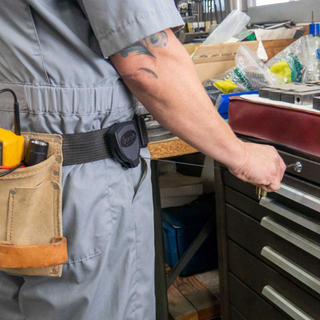 Keybak SUPER 48 plus, m/1,2 m. Kevlarsnor og låsefunksjon