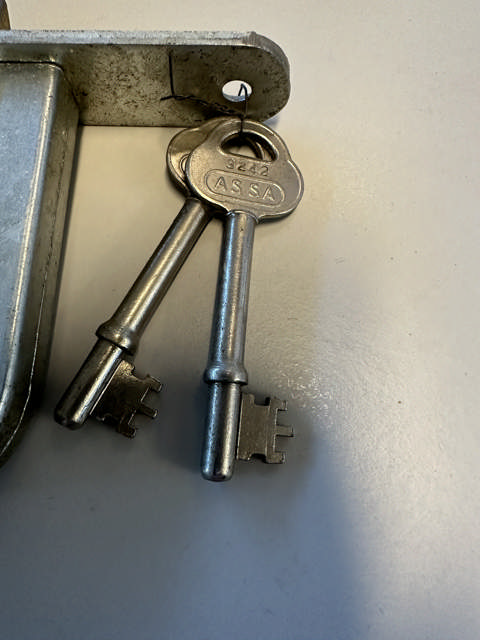 Ruko Comb nøkkellås med runde hjørner **UTSATT**