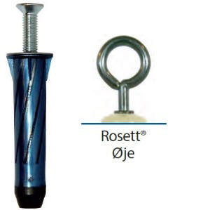 EXP Rosett blå øye 5 mm ma.skr PK 25