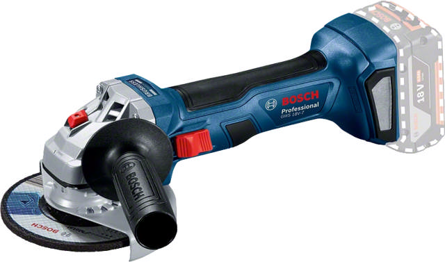 Bosch vinkelsliper GWS18V-7 125mm solo