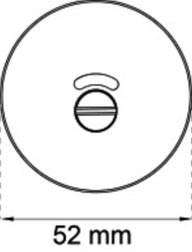 TOALETTARMATUR 4MM SKJULT MON RF 