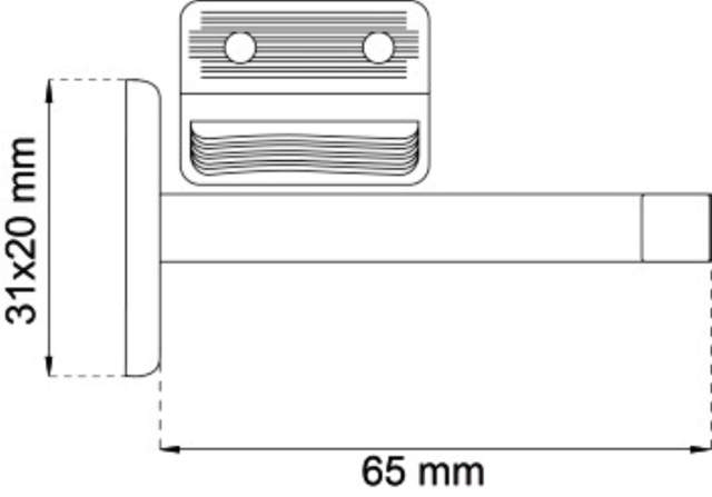 BARNESIKRET SKAP 3 DELER HVIT PLAST 