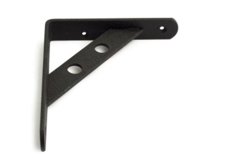 HYLLE STRIKKET SIRKEL SVART 145X170 