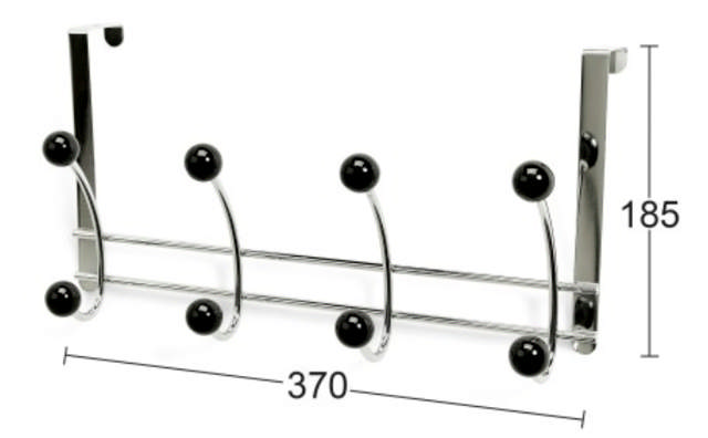 BONNY 4-KROKER STANG SVART/KROM