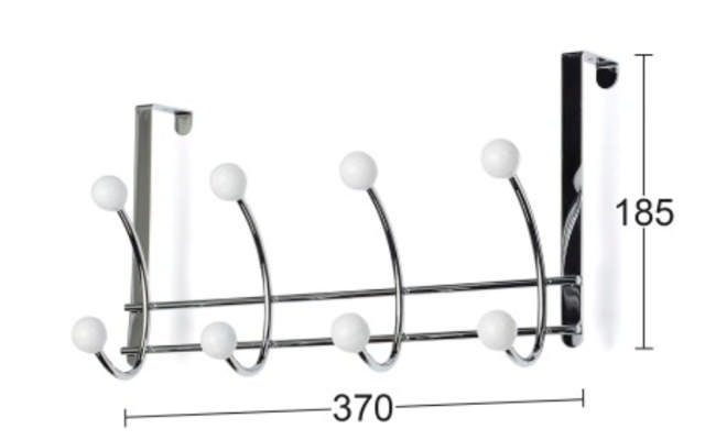 KLENGESTYKKE BONNY 4-KROKER HVIT/KROM