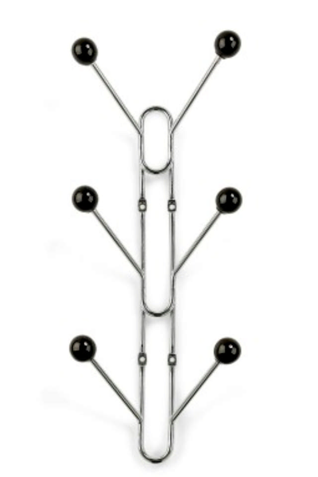 KROKKHYLLE BENNY 6-KROKER SVART/KROM