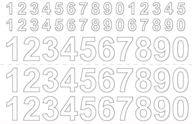 VINYLPLATE 0-9X3 STK 13/26MM HVIT