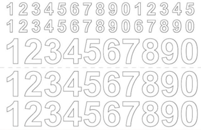 VINYLPLATE 0-9X3 STK 13/26MM HVIT