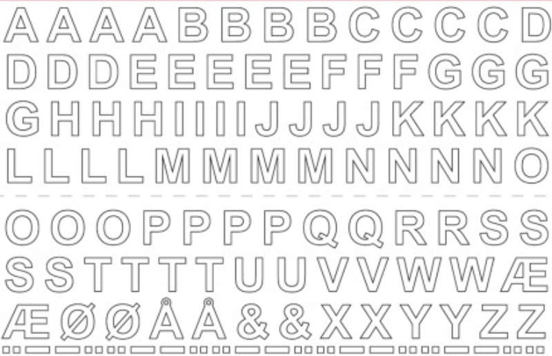 BREVARK VINYL A-Ø 13MM HVIT 