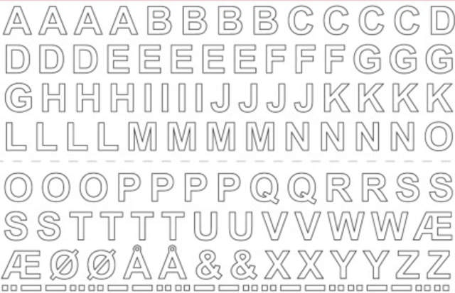 BREVARK VINYL A-Ø 13MM HVIT 