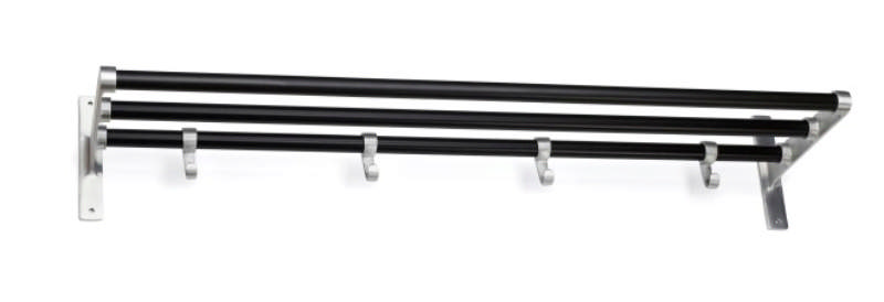 HATTESTYLLE ELEGANT 1000 MM ALUMINIUM/SVART