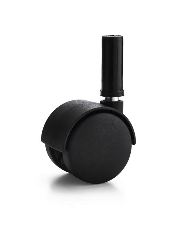 MØBELHJUL SVART NYLON 4 STK 