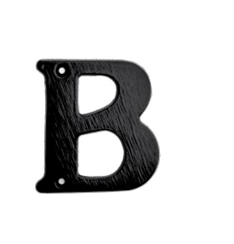 BRUKSBOKSTAV 78 MM NR B SVART **UTGÅR NÅR UTSOLGT**