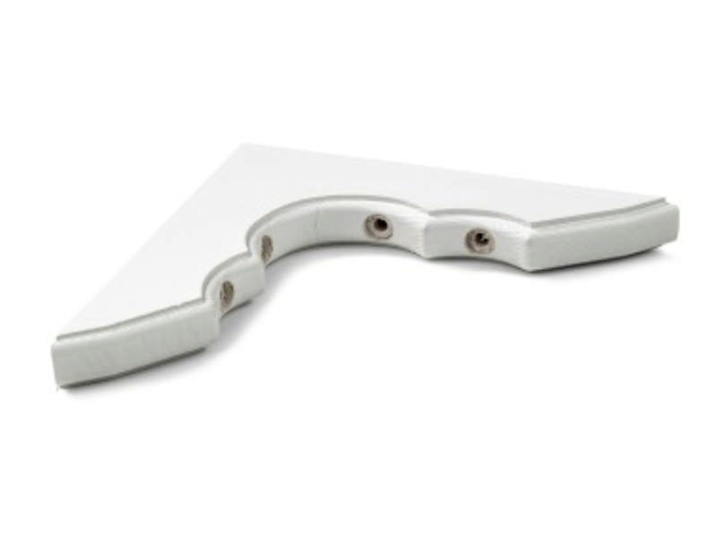 HYLLEKNAPPER 250 X 250MM FURU HVIT LP