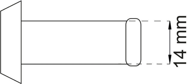 DØRSPOTLYS 6544 KROM 