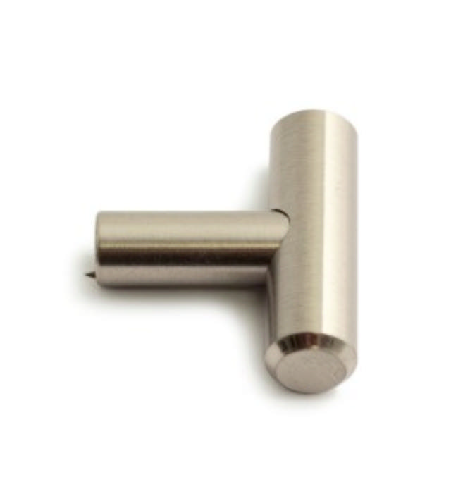 MØBELKNOPP NATHAN BØRSTET KROM 