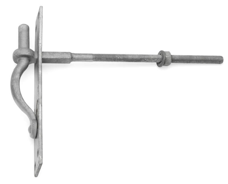 PLATE SKRUPLATE 16MM GJENNEVANN VARMGALVANISERT